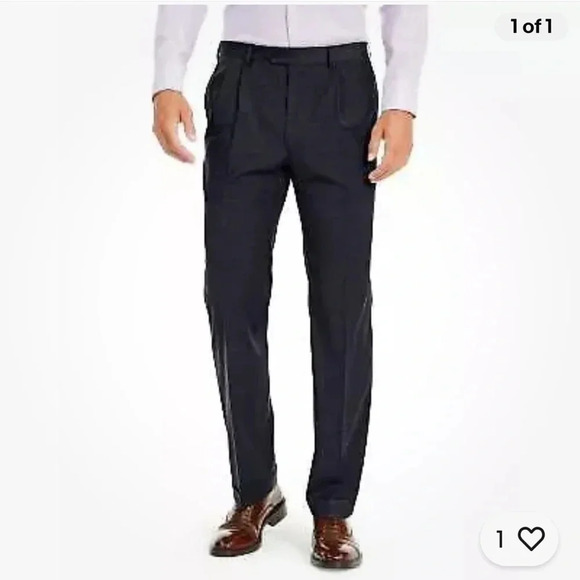Ralph Lauren Total Comfort Navy Trousers - Picture 1 of 8